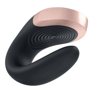 Satisfyer Double Love Luxury Partner Vibrator - Zwart