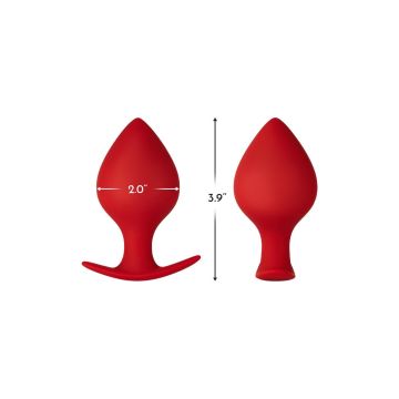 Buttplug  F-63 Rattler Spade Medium - Rood