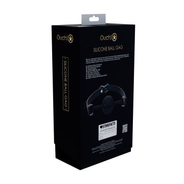 Siliconen Ball Gag Venice Collection - Zwart