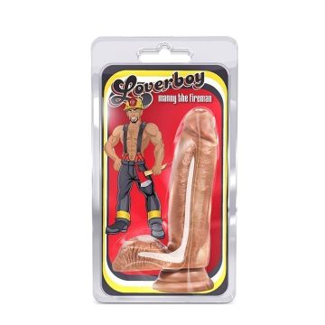 Realistiche Dildo met Zuignap - Loverboy Manny the Fireman