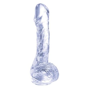 Realistische Dildo Transparant 17.8 cm