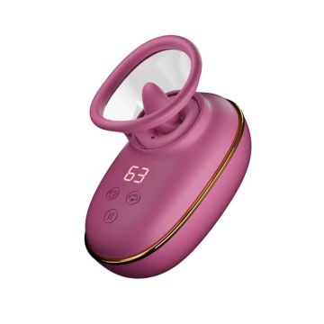 Automatische Likkende Clitoris Pomp - Roze