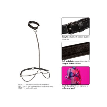 Halter Halsband Met Ketting CalExotics Euphoria Collection Chain