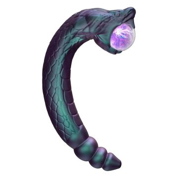 Temptasia Glowing Plasma Globe Vibrator - Rattle Snake
