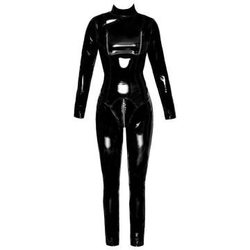Vinyl Catsuit - Zwart