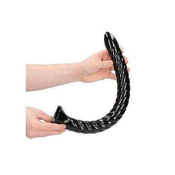 XXL Dildo Swirled Anal Snake - 44 cm
