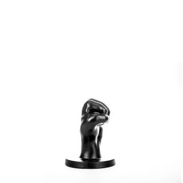 All Black Fist Plug Zwart - L