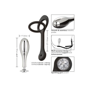 Teardrop Buttplug met Cockring Star Fucker
