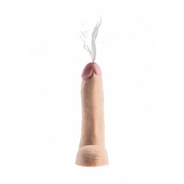 Spuitende Dildo Dual Density 9 Inch - Huidskleur