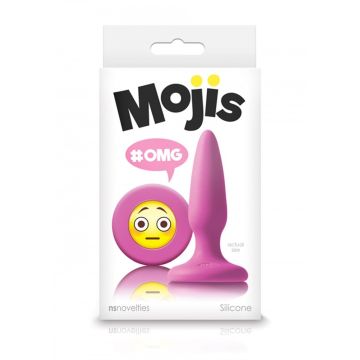 Roze Buttplug Mojis #OMG - 8.5 cm (OP=OP)