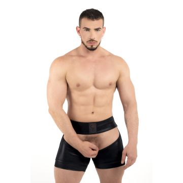 ROK Rebel Chap Shorts - Zwart/Rood
