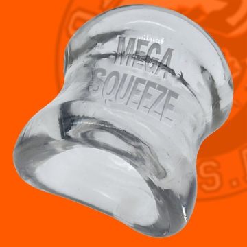 Oxballs Mega Squeeze Ergofit Ballstretcher - Clear