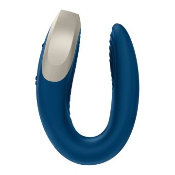 Satisfyer Double Love Luxury Partner Vibrator - Blauw