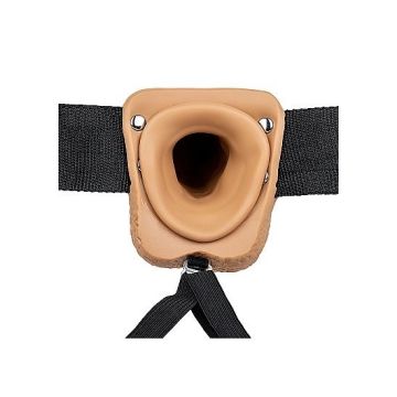 Strap On met Holle Dildo 23 cm - Licht Getint