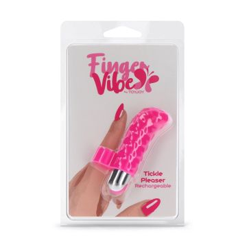 Oplaadbare Vingervibrator Tickle Pleaser 