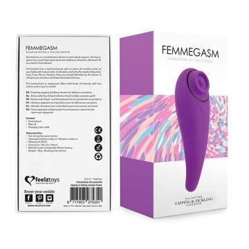 Tapping en Tickling Vibrator - Paars