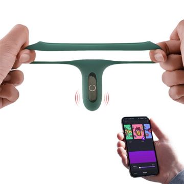 Magic Motion Rise Smart Draagbare Cockring - Groen