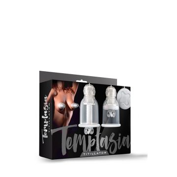 Vibrerende Tepelzuigers Titilator - Transparant