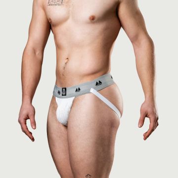 MM Sports Original Edition Jockstrap — 5 cm Tailleband - Wit