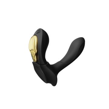 Aya Draagbare Vibrator Met Afstandsbediening - Zwart