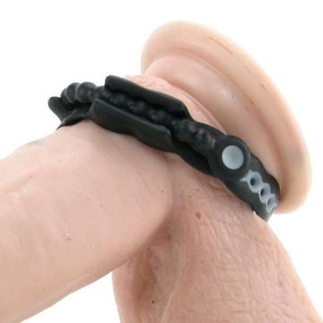 Zwarte Verstelbare Cockring - Speed Shift