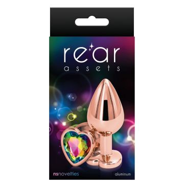 Buttplug met Fonkelende Steen M - Rose