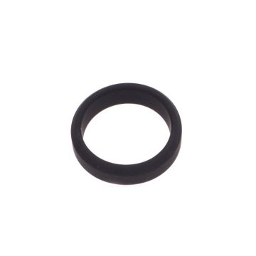 Rekbare Siliconen Cockring - Zwart