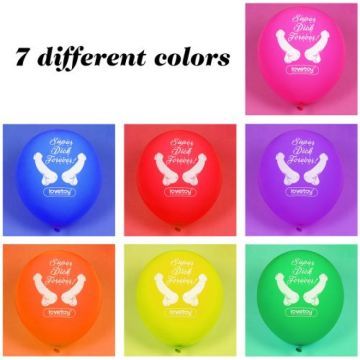 Ballonnen Super Dick in Verschillende Kleuren