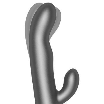 Rabbit & Rotation Vibrator Oninder Oslo - Zwart