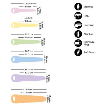 6-Delige Dildo Set  Six in a Row 2.0