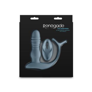 Stotende Buttplug met Cockring The Handyman