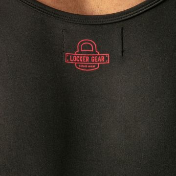 Locker Gear Open Access Singlet - Zwart/Rood