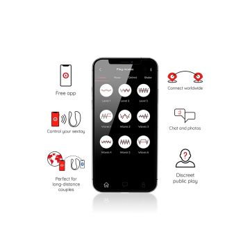 Vibrerende Ei + App Nairobi - Zwart