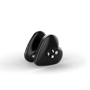 Mystim Hearts Desire Estim Oplegvibrator - Zwart