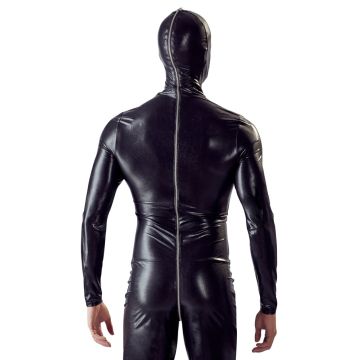 Bodysuit met Masker - Zwart