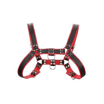 Buckle Bulldog Harness - Rood