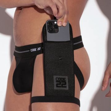 Code 22 Sport Telefoonhouder - Zwart