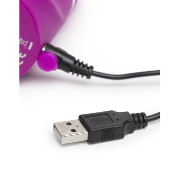 HappyRabbit Curve Vibrator - Paars