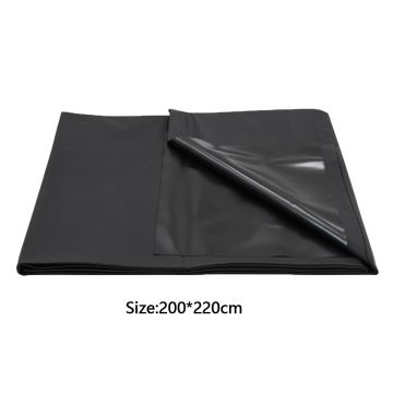 Bed Sheet PVC Cover 200 x 220 cm - Zwart