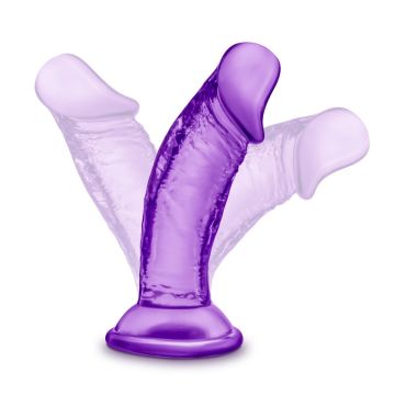 Mini Dildo met Zuignap 11 cm - Paars