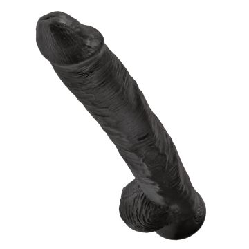 Zwarte XL Dildo King Cock -  36 cm