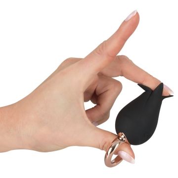 Vinger Vibrator Flutter - Zwart (OP=OP)