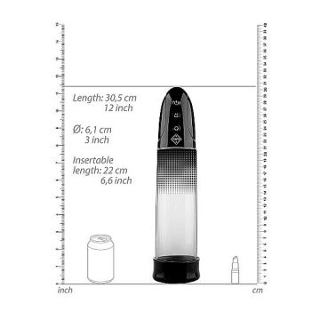 Oplaadbare Automatische Penispomp Luv - Zwart