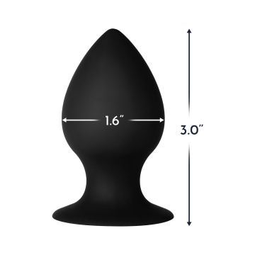 Buttplug F-98R Rattler Cone Small - Zwart