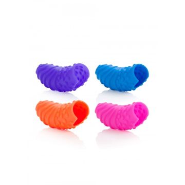 Siliconen Vinger Sleeves - Swirls