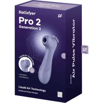 Satisfyer Pro 2 Generation 3 Luchtdruk Vibrator - Lila