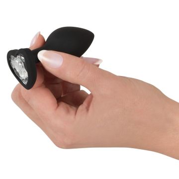 Siliconen Buttplug met Hart