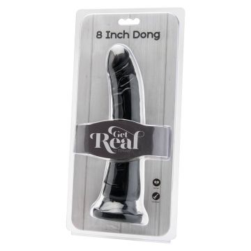 Get Real Dildo Met Zuignap 22 cm Zwart