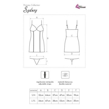 Sydney Chemise - Blauw