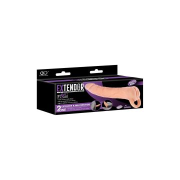2-in-1 Penissleeve en Masturbator Extendor